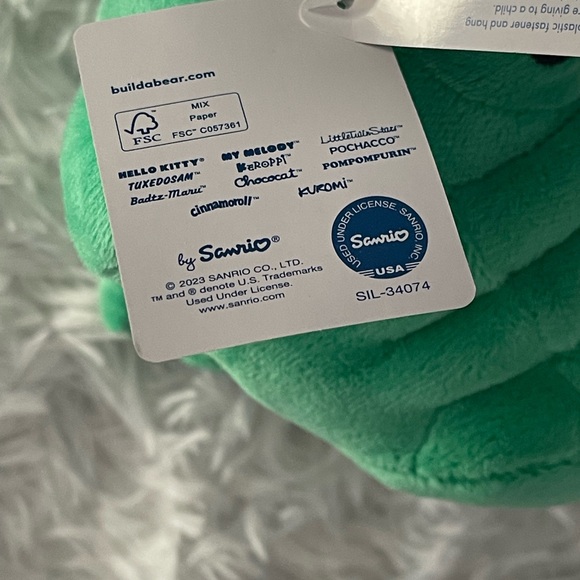 Sanrio - Pochi BB Alligator - Build A Bear Workshop Stuffed Small Plush  NEW - Picture 7 of 10